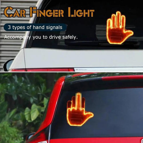 Funny Car Finger Light With Remote