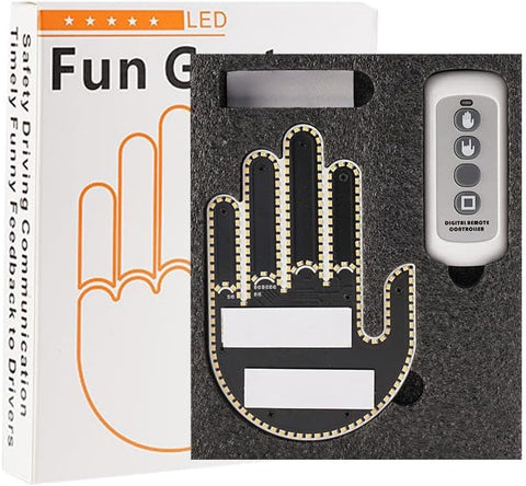 Funny Car Finger Light With Remote