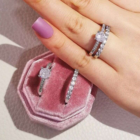 Silver Bliss Ring Set