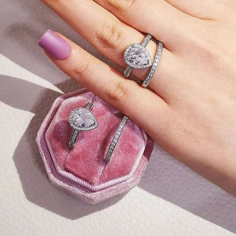 Silver Bliss Ring Set