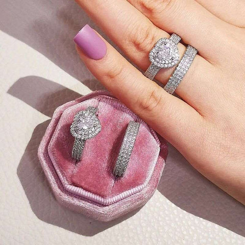 Silver Bliss Ring Set