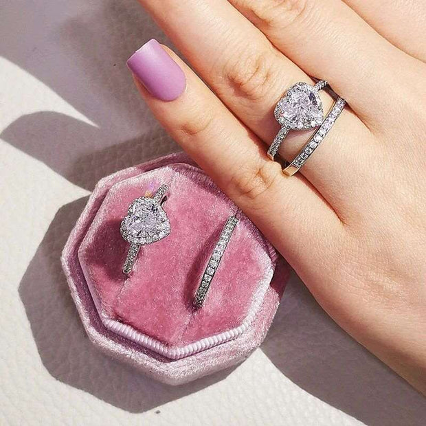 Silver Bliss Ring Set