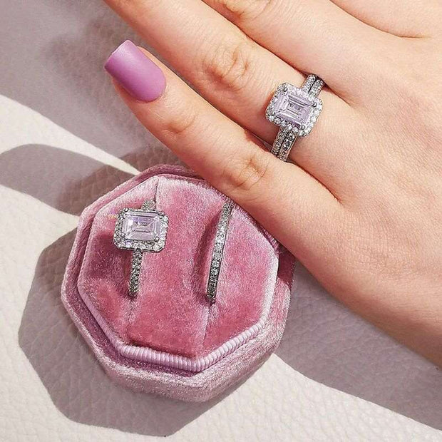 Silver Bliss Ring Set