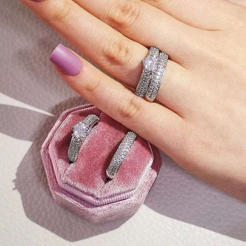 Silver Bliss Ring Set