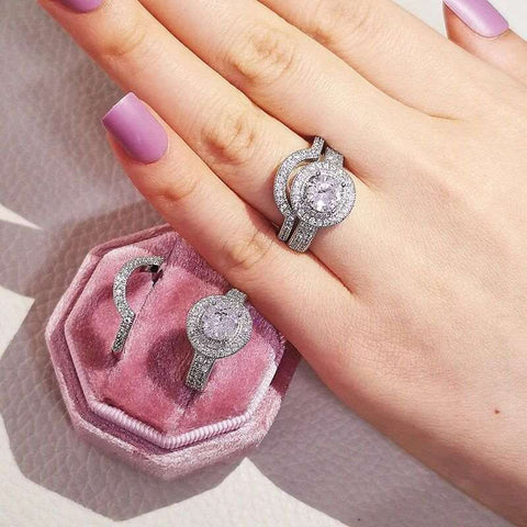 Silver Bliss Ring Set