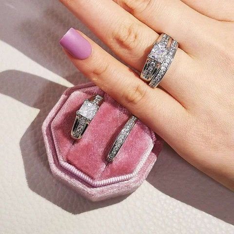 Silver Bliss Ring Set