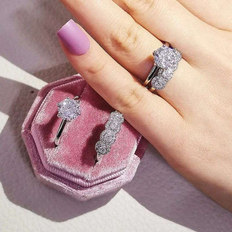 Silver Bliss Ring Set