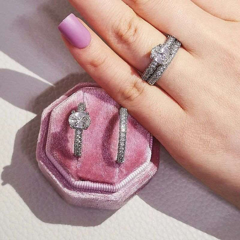 Silver Bliss Ring Set