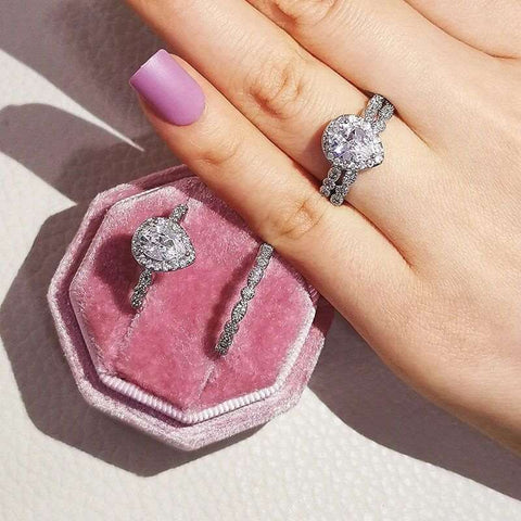 Silver Bliss Ring Set