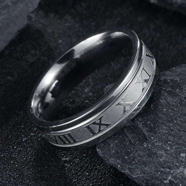 WALLA Vintage Roman Numerals Ring