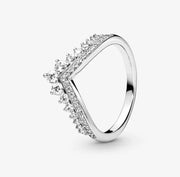 Radiant 925 Sterling Silver Crystal Rings