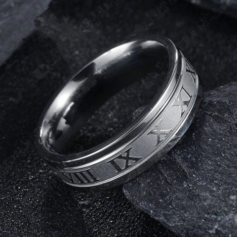 Vintage Roman Numerals Ring