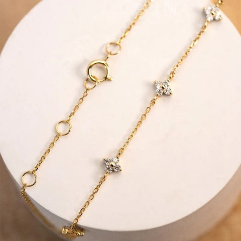 Korean Temptation Shiny Zircon Bracelet