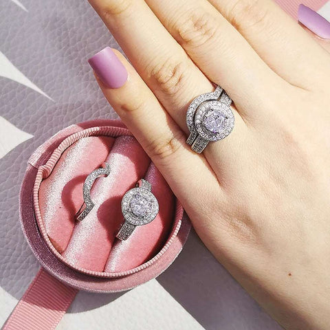 Silver Bliss Ring Set