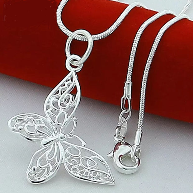 Sterling Silver Butterfly Pendant