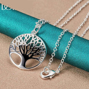 Silver Nature's Elegance Tree Pendant