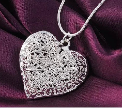 Carved Heart Pendant