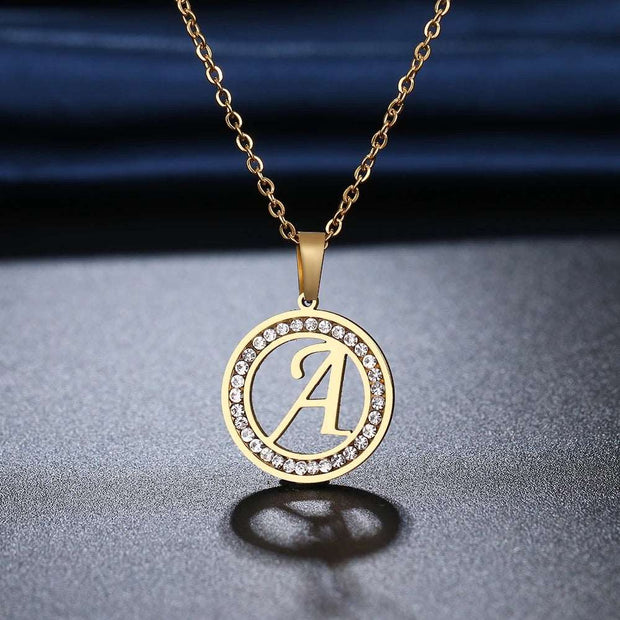 Glimmering Initials Pendant