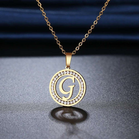 Glimmering Initials Pendant