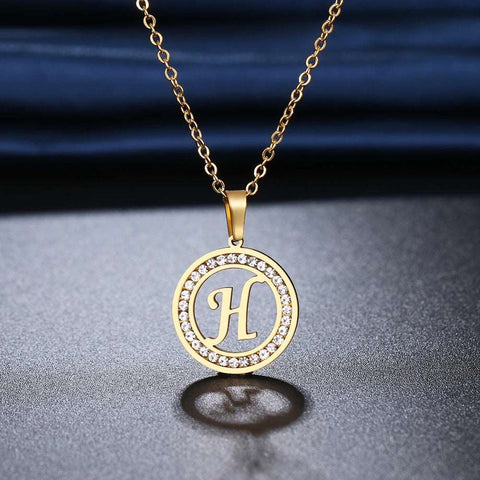 Glimmering Initials Pendant