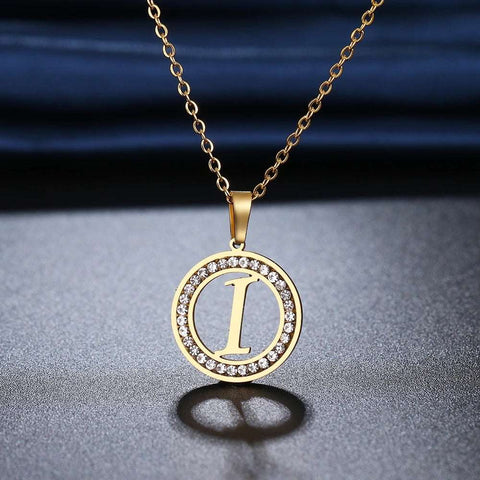 Glimmering Initials Pendant