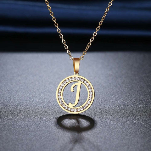 Glimmering Initials Pendant