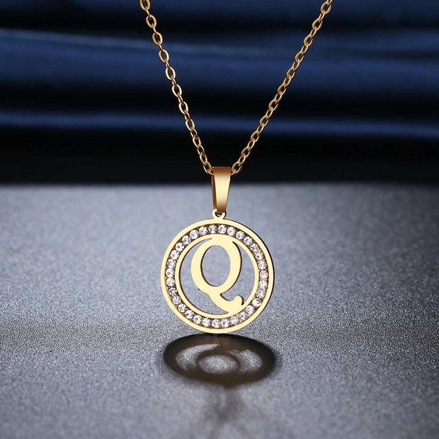 Glimmering Initials Pendant