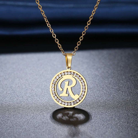 Glimmering Initials Pendant