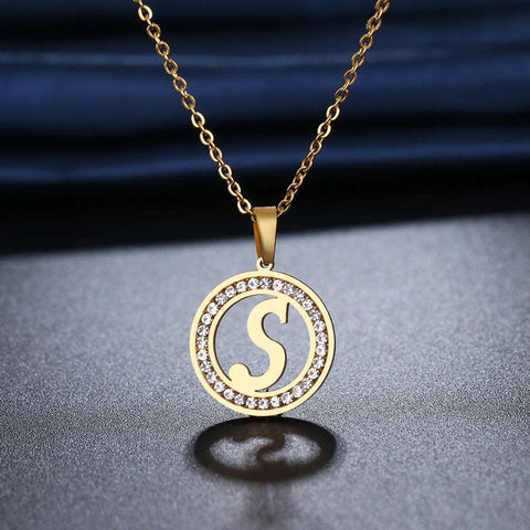 Glimmering Initials Pendant