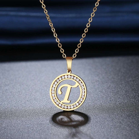 Glimmering Initials Pendant