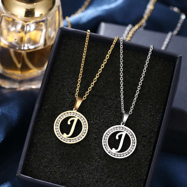 Glimmering Initials Pendant