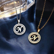 Glimmering Initials Pendant