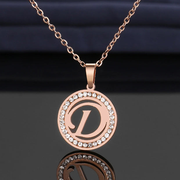 Glimmering Initials Pendant