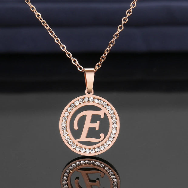 Glimmering Initials Pendant