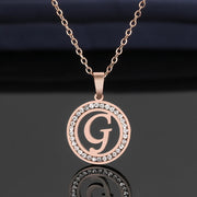 Glimmering Initials Pendant