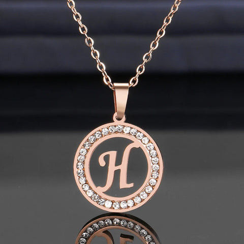 Glimmering Initials Pendant