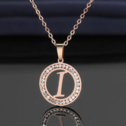 Glimmering Initials Pendant