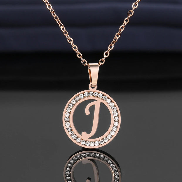 Glimmering Initials Pendant