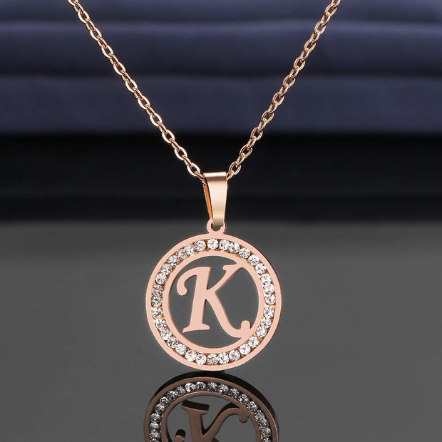 Glimmering Initials Pendant