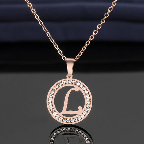 Glimmering Initials Pendant