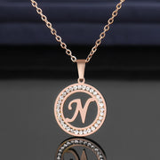 Glimmering Initials Pendant