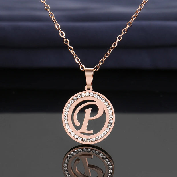 Glimmering Initials Pendant