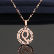 Glimmering Initials Pendant