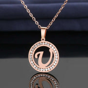 Glimmering Initials Pendant