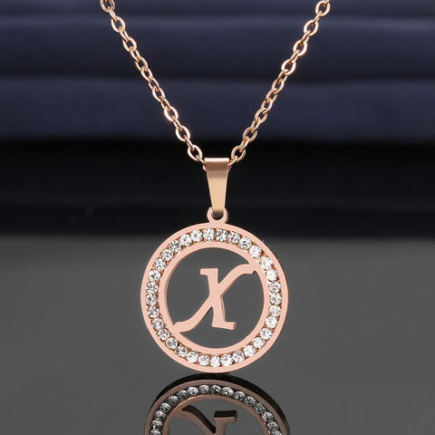 Glimmering Initials Pendant