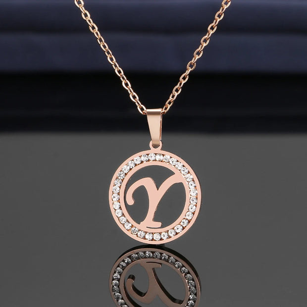 Glimmering Initials Pendant