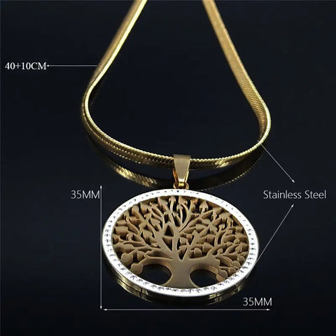 Tree of Life Radiant Necklace