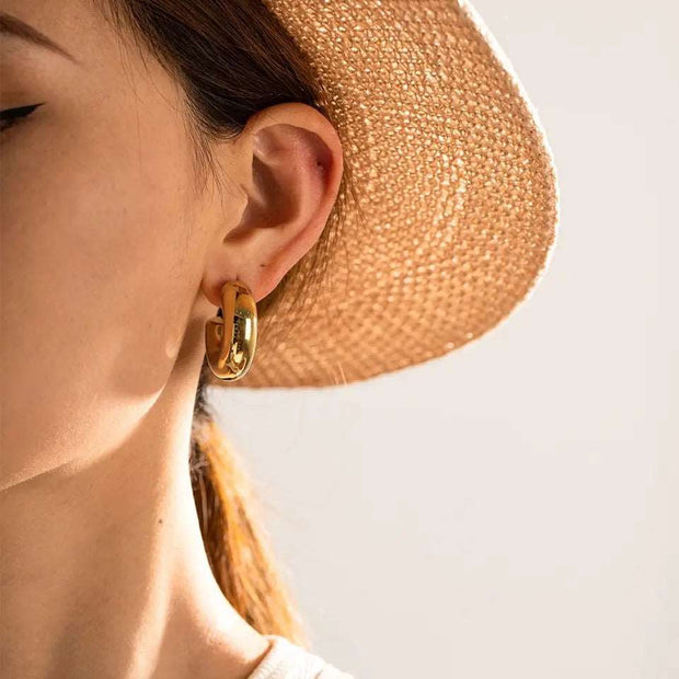 Chic Geometry Hollow Earrings