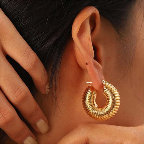 Chic Geometry Hollow Earrings