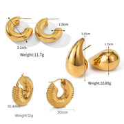 Chic Geometry Hollow Earrings